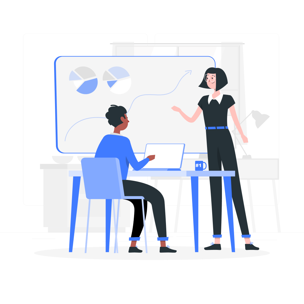 Healthcare data transparency concept represented by strategic planning illustration.