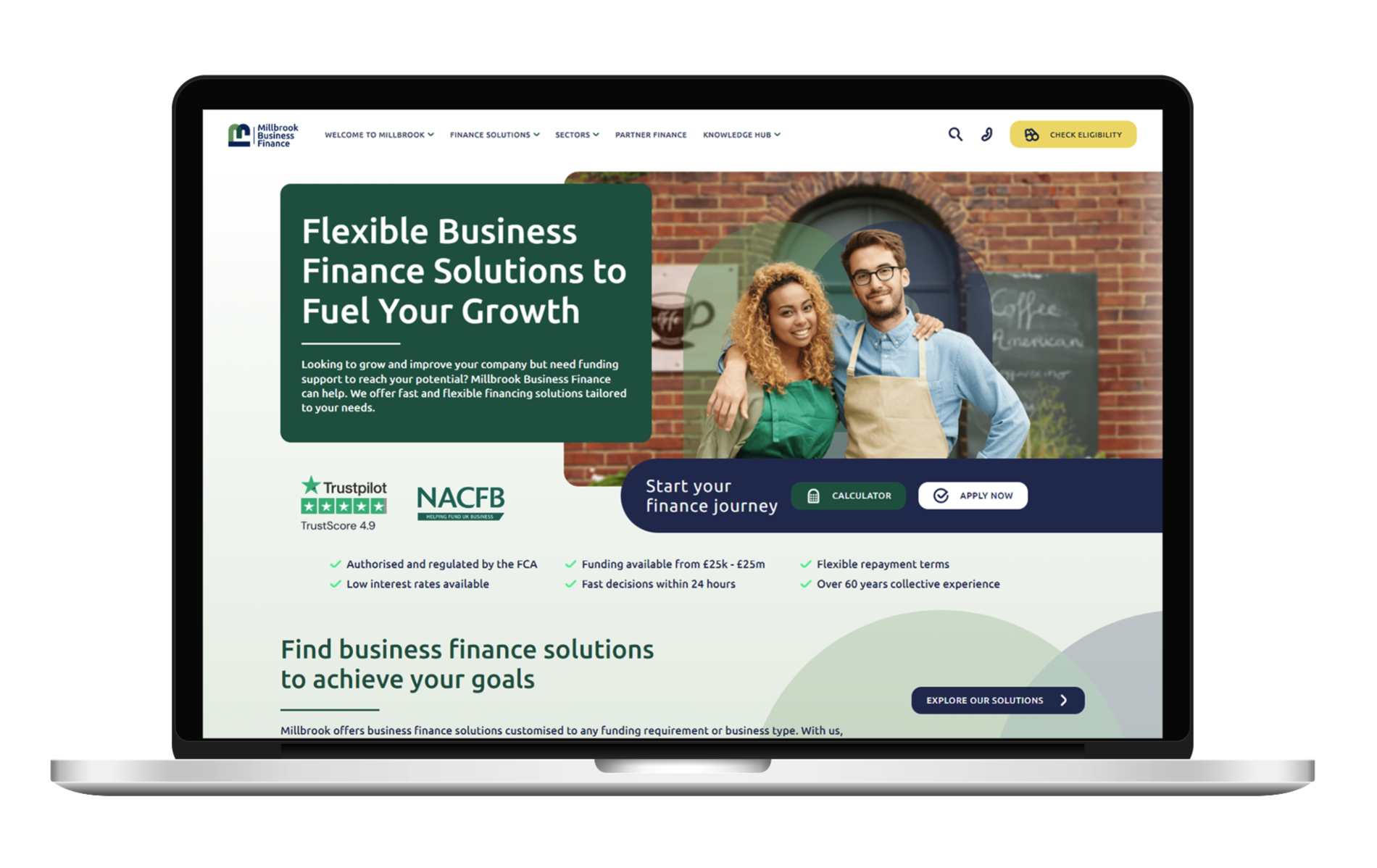 millbrook business finance example
